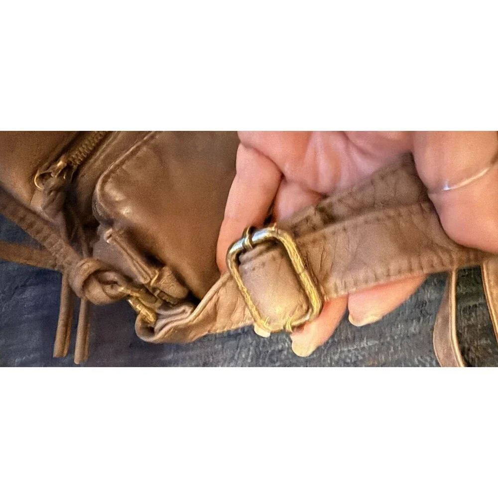 Sonoma Goods for Life Flap Crossbody Bag Brown Soft Faux Leather Purse